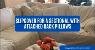 How to Make a Slipcover for a Sectional with Attached Back Pillows