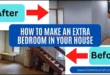 How to Make an Extra Bedroom in Your House